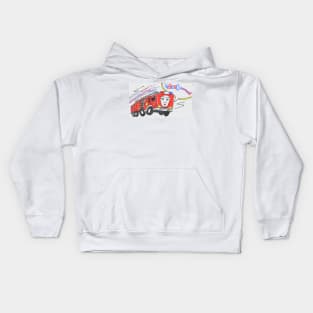 Fire Truck Maggie Kids Hoodie